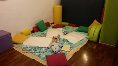 stanza massaggio infantile Dott.ssa Gisella De Feo Studio Maya